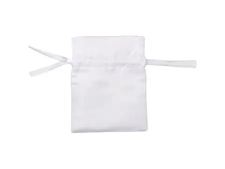 Bolsa Cordón Satén Blanco (9*14cm)