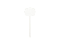 Sublimation Blanks Acrylic Drink Stirrers (4*10.5*0.4cm,Square Lace Shape)