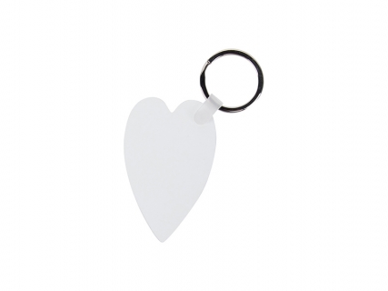 Sublimation Plastic Keyring (Heart, 4*6.3cm)