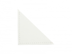 Sublimation Blanks PU leather Bookmark(6*6*0.1cm,white)