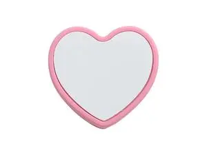 Sublimation Blanks Silicone Straw Cover w/ Insert(Pink,Heart Shape)