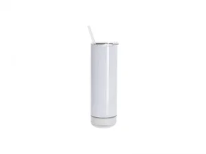 Sublimation Blanks 20oz/600ml White Stainless Steel Tumbler with White Bluetooth Speaker