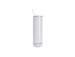 Sublimation Blanks 20oz/600ml White Stainless Steel Tumbler with White Bluetooth Speaker