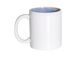 Sublimation 11oz Two-Tone Kiln-changed Color Mug (Light Blue)