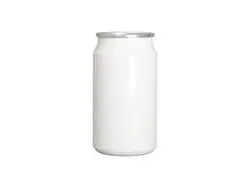 Botella de aluminio con forma de cola de 12 oz/350 ml sin tapa (blanca)Cantidad mínima: 2000uds