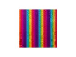Adhesive Holographic Rainbow Vinyl(Twill Pattern, 12in*12 in)