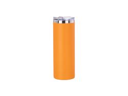 Garrafa Inox 20oz/600ml Coberto em Pó (Laranja)