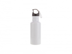 Sublimation 600ml Aluminium Water Bottle (White)