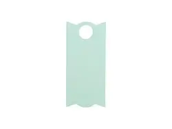 Engraving Blanks Rectangle Silicone Name Tag for 30oz Stanley Tumbler (3.3*7.3*0.3cm,Mint Green)