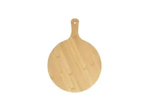 12&quot; Engraving Bamboo Pizza Board(32*44*1cm,Round Shape)