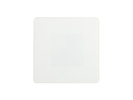 Imán de nevera sublimación con álbum de música con insert (10 * 10 * 1 cm, blanco)