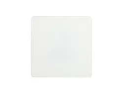 Imán de nevera sublimación con álbum de música con insert (10 * 10 * 1 cm, blanco)