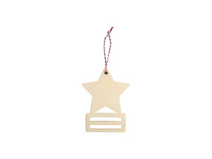 Sublimation Plywood Money Holder Ornament(11.2*15*0.4cm, Star Shape)
