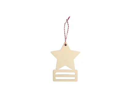 Sublimation Plywood Money Holder Ornament(11.2*15*0.4cm, Star Shape)