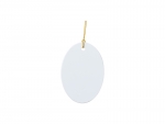 Sublimation Blanks Plastic Oval Ornament(5.6*7.8cm)