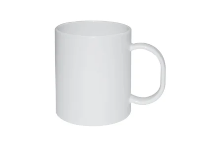 Taza Plástico Blanca Sublimación