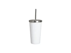 Sublimation 20oz Stainless Steel Tumbler with straw (White)