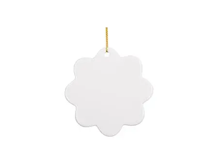 Sublimation 3&quot; Sunflower Ceramic Ornament