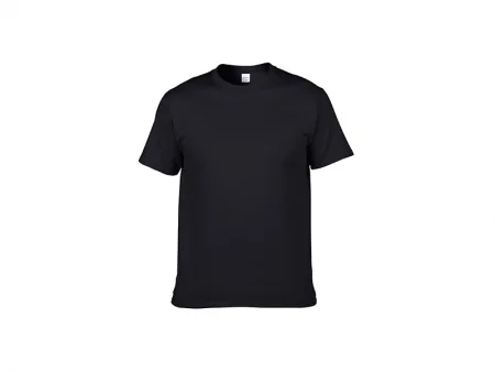 Sublimation Cotton T-Shirt-Black
