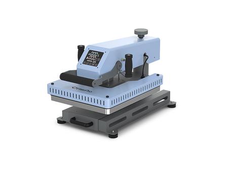 Prensa térmica de cajón abatible OtterPro (16 &quot;x20&quot; / 40 * 50cm, azul claro)