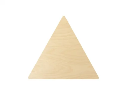 Sublimation Blanks Plywood Triangle Photo Frame (22.8*25.4*1.5cm)