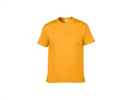 Sublimation Cotton T-Shirt-Yellow