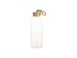 Sublimation Blanks 25oz/750ml Clear Glass Bottle w/ Bamboo Lid