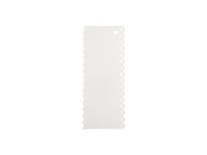 Sublimation Acrylic Cake Decorating Scraper (10*24*0.4cm, Lace Edge)