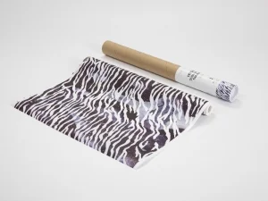 3D Sublimation Hydro Transfer Paper Roll(Blue Zebra, 38*1220cm/ 15in x 40ft)