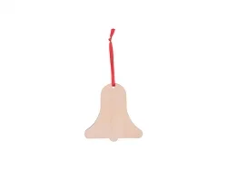 Adorno Navideño Madera contrachapada (Campana)