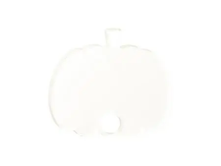 Sublimation Blanks Acrylic Name Tag (6.2*7.6*0.4cm,Pumpkin Shape)