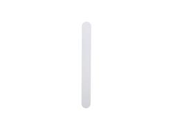 Lima de uñas de acero inoxidable sublimación (forma de rectángulo de esquina redondeada, 2 * 18 cm)
