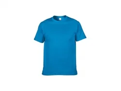 Camiseta Algodão-Azul Médio