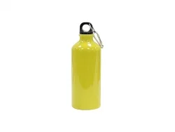 Sublimation Blanks 20oz/600ml Aluminium Water Bottle(Yellow)