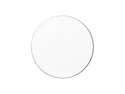 Sublimation Round Coaster w/ Beveled Edge