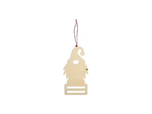 Sublimation Plywood Money Holder Ornament(10.2*20.5*0.4cm, Santa Hat Shape)