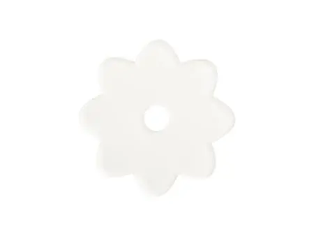 Sublimation Blanks Acrylic Name Tag (8.1*8.1*0.4cm,Lace Shape)