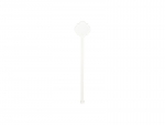 Sublimation Blanks Acrylic Drink Stirrers (3*15*0.4cm,Flower Shape)