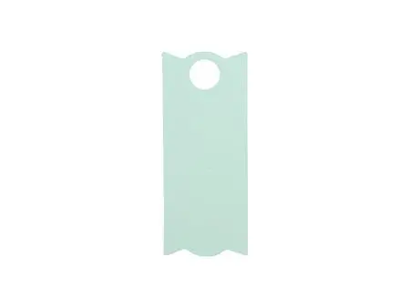 Engraving Blanks Rectangle Silicone Name Tag for 40oz Stanley Tumbler (3.3*8*0.3cm,Mint Green)