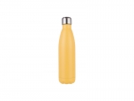 Sublimation 17oz/500ml Stainless Steel Cola Bottle (Matt Yellow)
