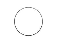 Sublimation 15mm Black Edge MDF Plaque (RND,φ25.4cm/10&quot;)